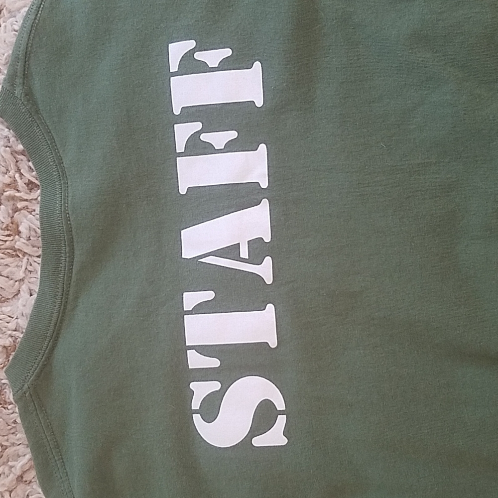 Army Green Staff short sleeve tee